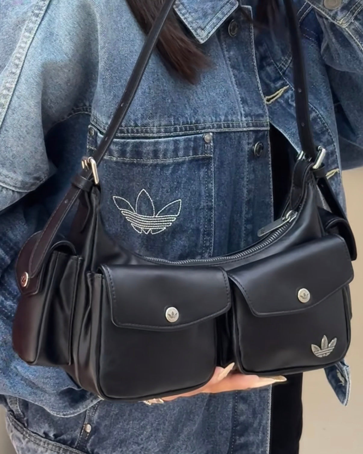 ADIDAS 仿皮 SHOULDER BAG