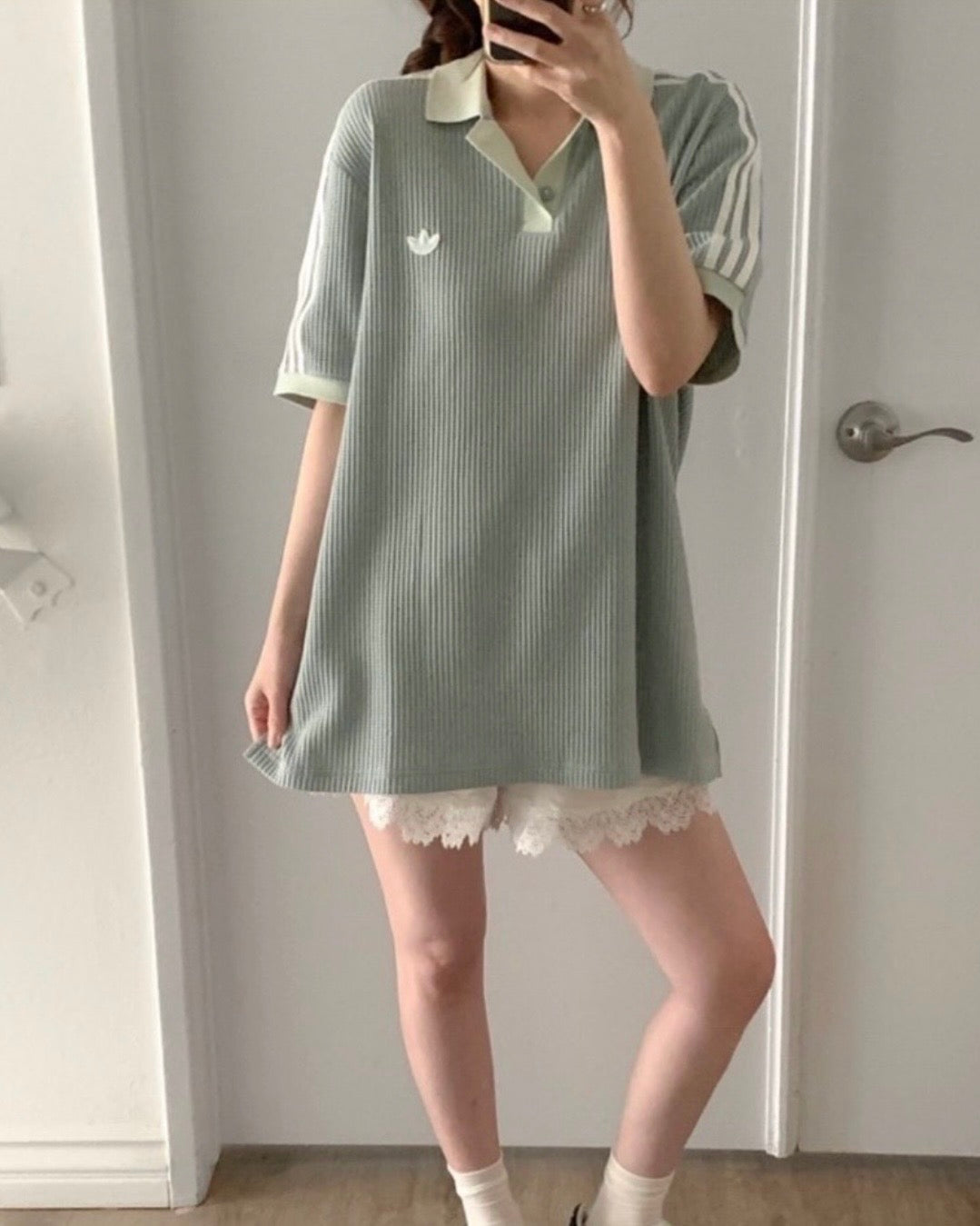 ADIDAS ORIGINALS WAFFLE TEE | MINT