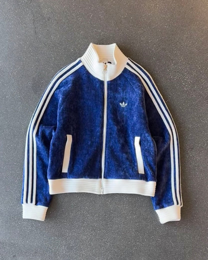 ADIDAS ORIGINALS 絲絨 JACKET | 2 COLORS