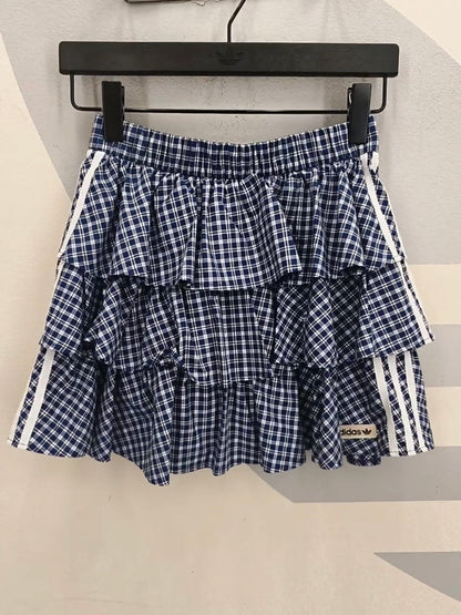 ADIDAS 格紋短裙 | 2 COLORS