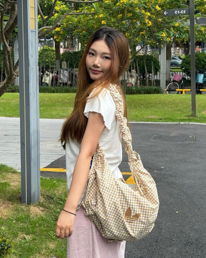 ADIDAS 荷葉邊雲朵袋 | YELLOW