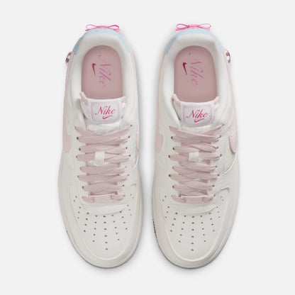 NIKE AIR FORCE 1 RIBBON HEART | PINK WHITE