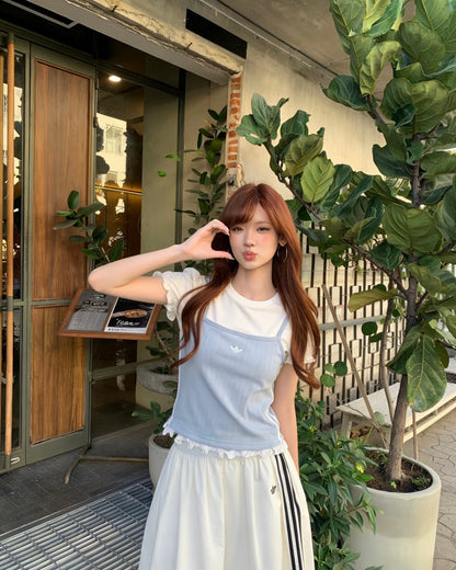 ADIDAS ORIGINALS TEE + TANK SET | 2 COLORS