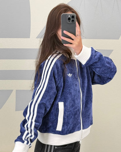ADIDAS ORIGINALS 絲絨 JACKET | 2 COLORS