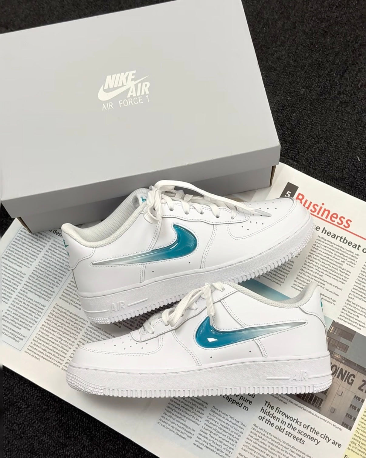 NIKE AIR FORCE 1 GS | JELLY BLUE