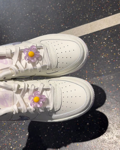 NIKE AIR FORCE 1 GS | MINI SWOOSH PURPLE