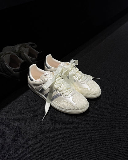 ADIDAS SAMBA OG | LACE SILVER