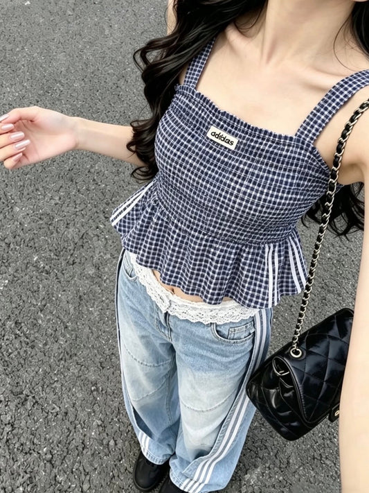 ADIDAS ORIGINALS 格紋 TANK | 2 COLORS