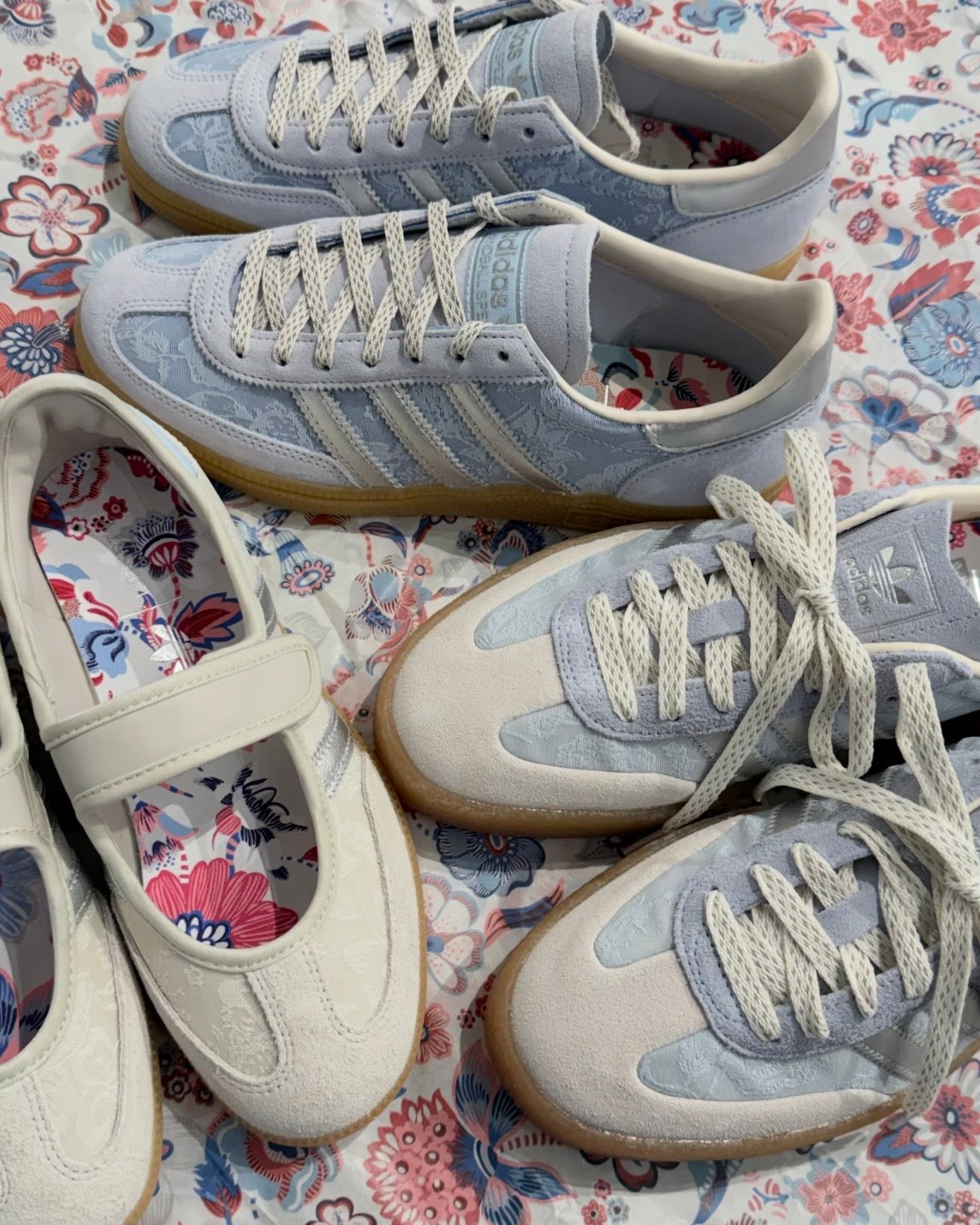 ADIDAS SAMBAE BLOSSOM | BLUE BEIGE