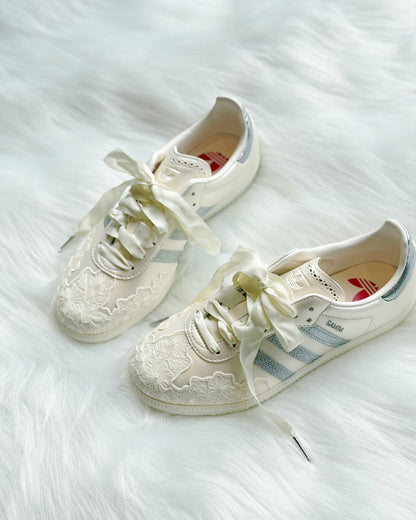 ADIDAS SAMBA OG | LACE SILVER