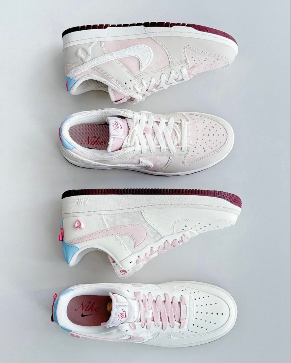 NIKE DUNK LOW HEART RIBBON | PINK WHITE