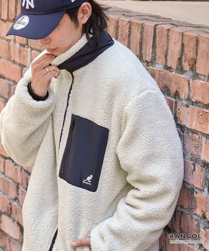 KANGOL OVERSIDE FLEECE JACKET ( 搖粒外套 ) | 5 COLORS