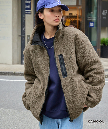 KANGOL OVERSIDE FLEECE JACKET ( 搖粒外套 ) | 5 COLORS