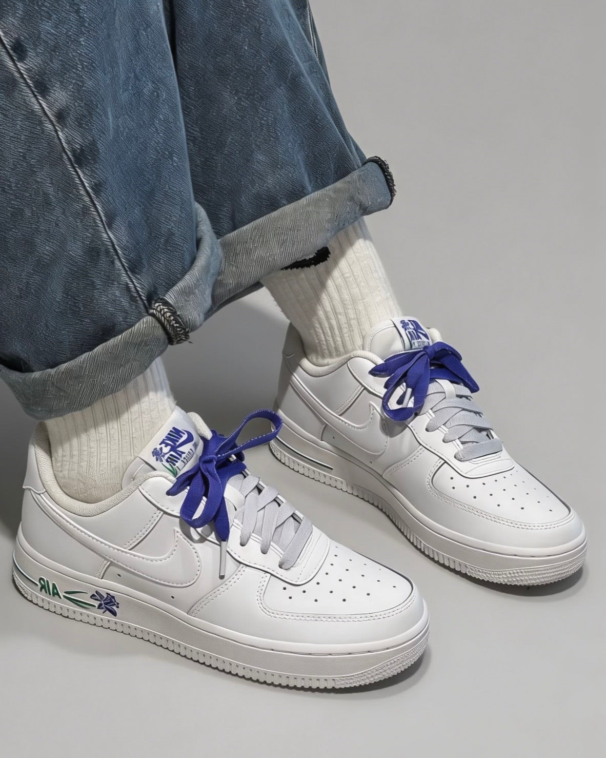 NIKE AIR FORCE 1 | ROSE BLUE