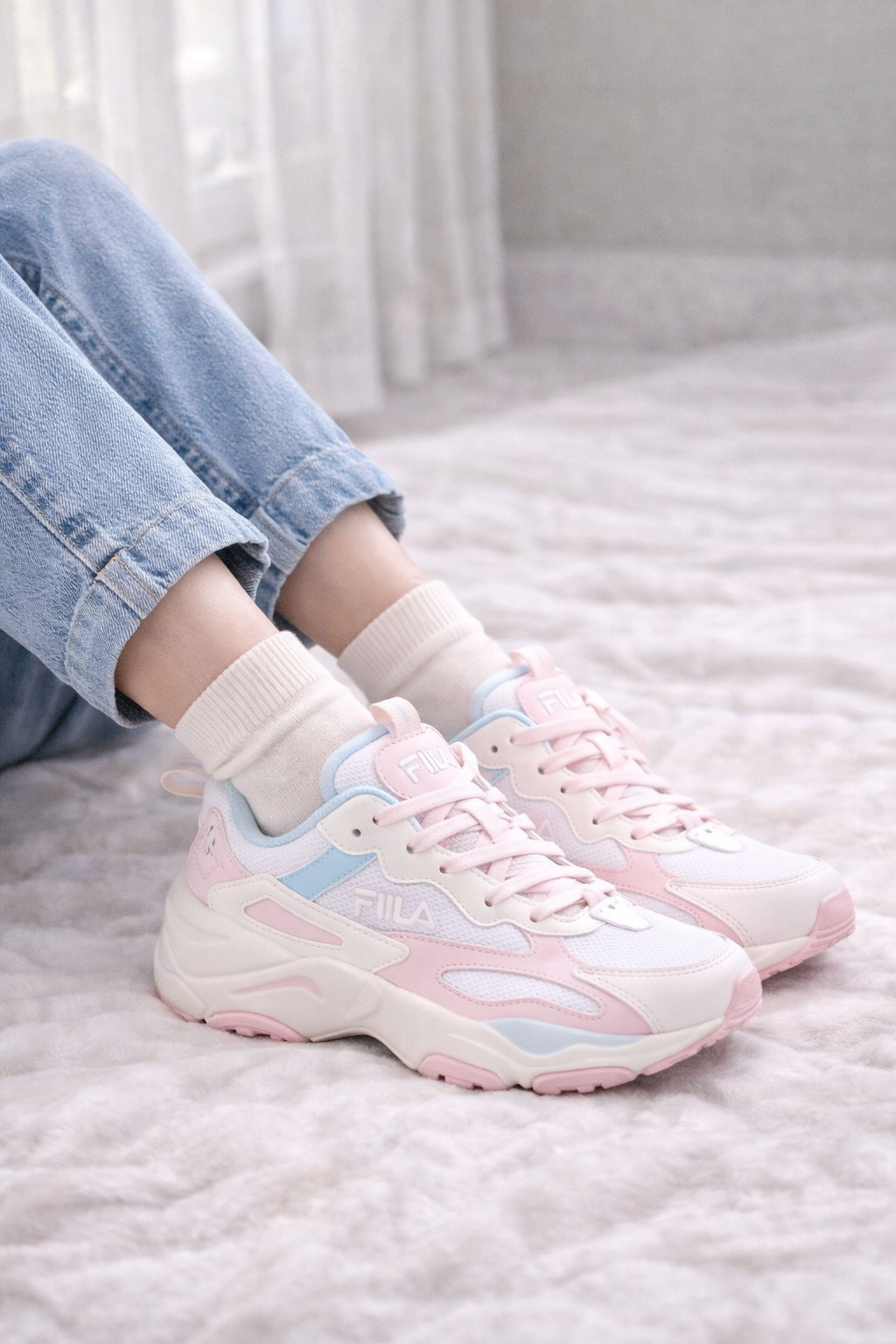 FILA RAY TRACER | PINK BEIGE