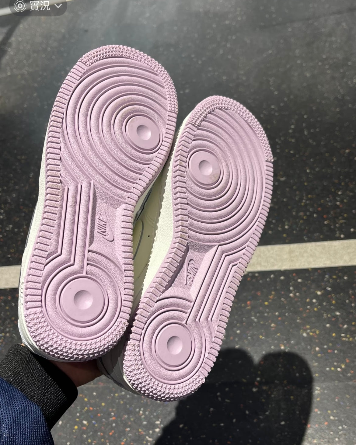 NIKE AIR FORCE 1 GS | MINI SWOOSH PURPLE