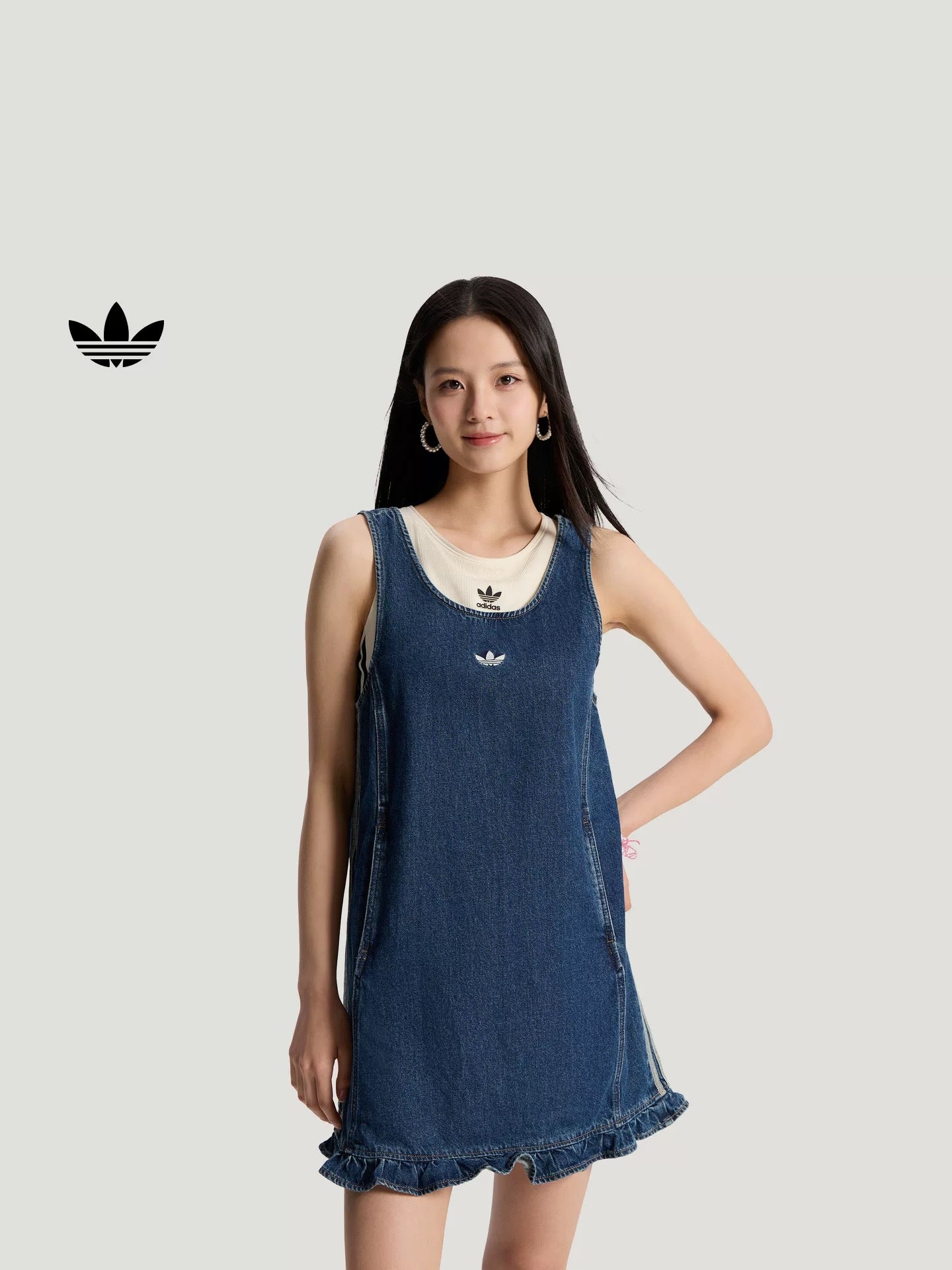 ADIDAS DENIM ONE PIECE | 2 COLORS