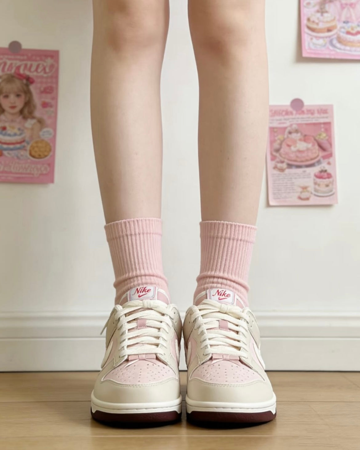 NIKE DUNK LOW HEART RIBBON | PINK WHITE