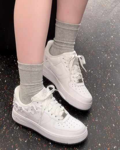 NIKE AIR FORCE 1 | WHITE FLOWER