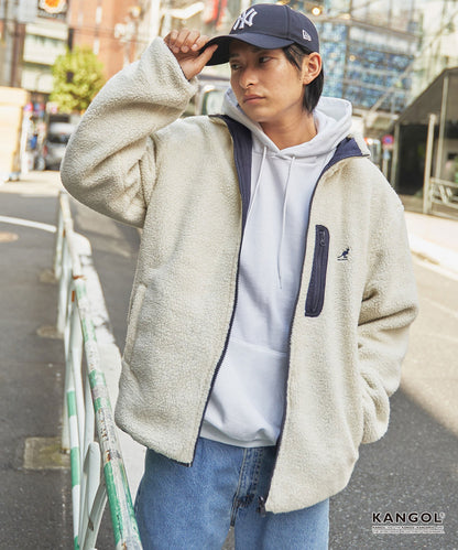 KANGOL OVERSIDE FLEECE JACKET ( 搖粒外套 ) | 5 COLORS
