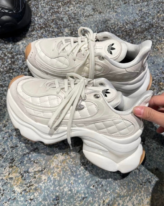 ADIDAS OZVENUZ | CREAM CHECKERED 小香風