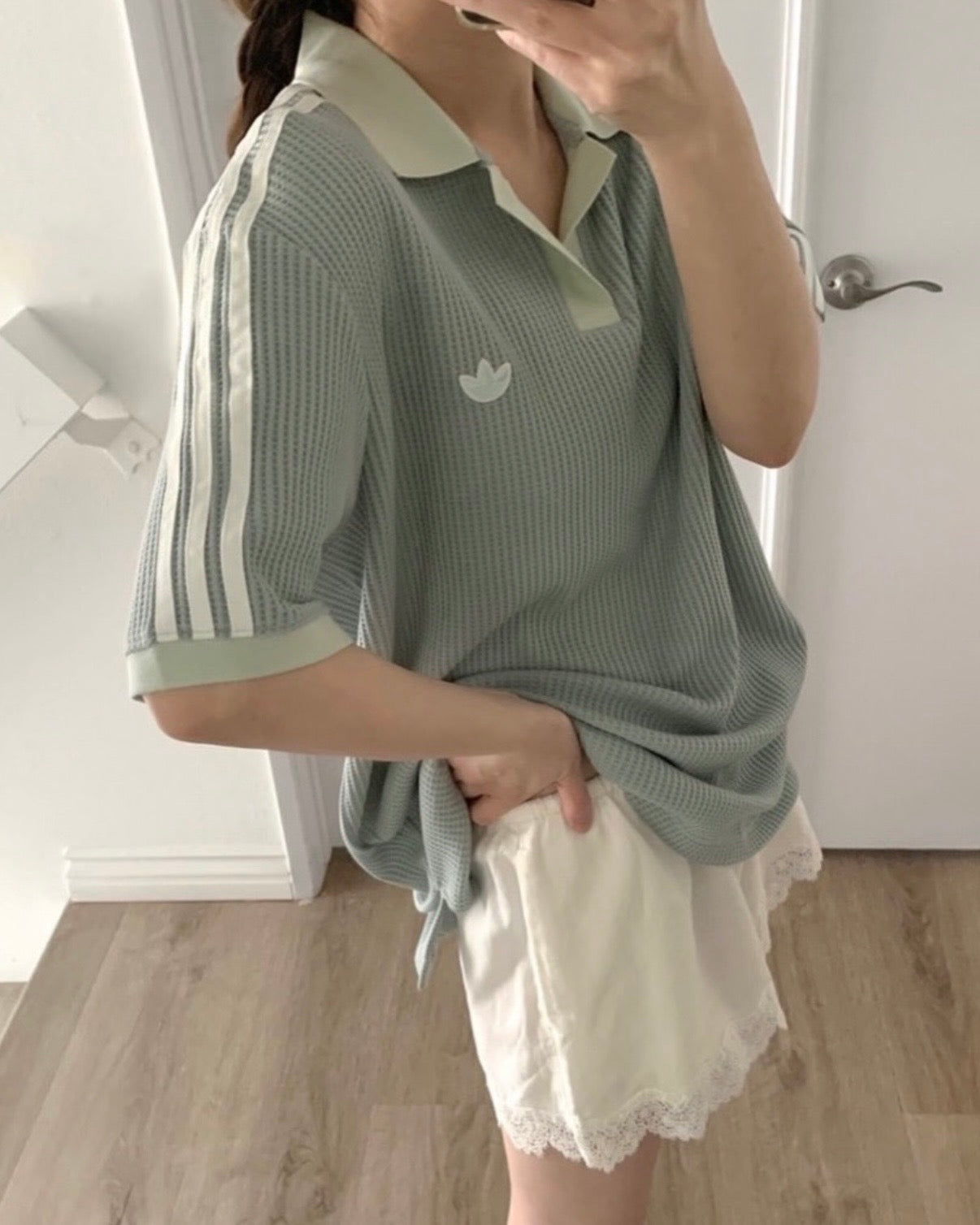 ADIDAS ORIGINALS WAFFLE TEE | MINT