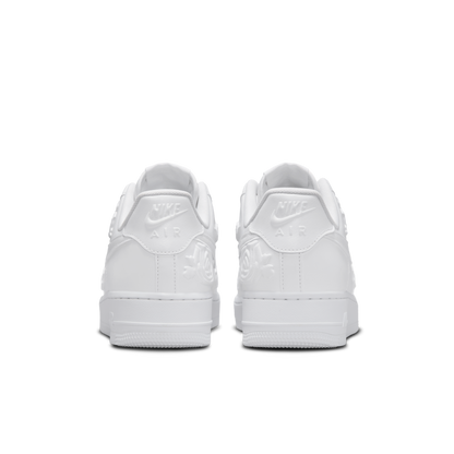 NIKE AIR FORCE 1 | EMBOSSED WHITE ROSE