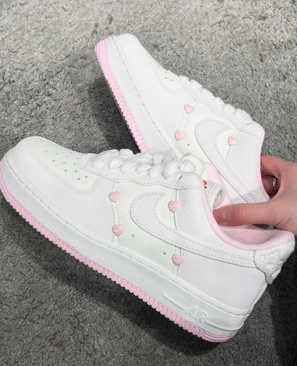 NIKE AIR FORCE 1 | HEART PINK