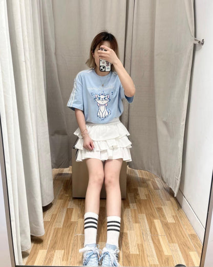 ADIDAS x DISNEY MARIE TEE | 2 COLORS