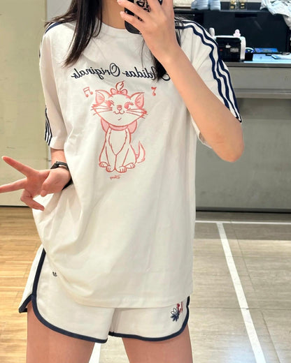 ADIDAS x DISNEY MARIE TEE | 2 COLORS