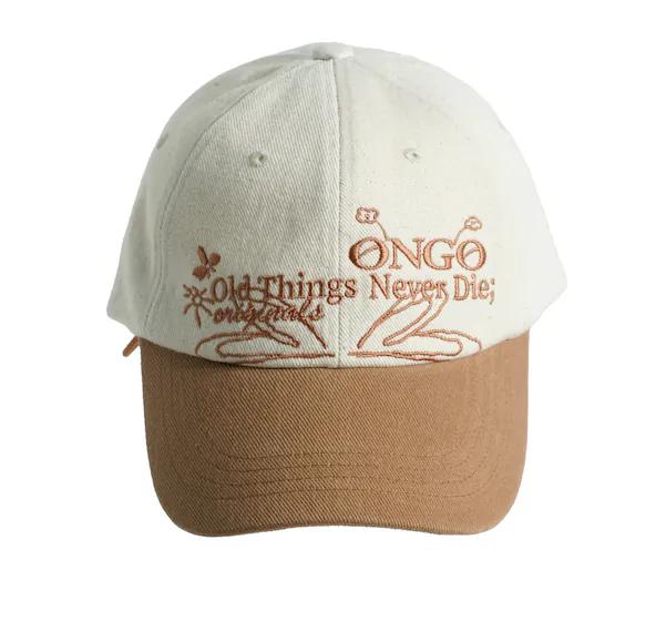 ONGO EMBROIDERY FLOWER KNOT CAP | 4 COLORS
