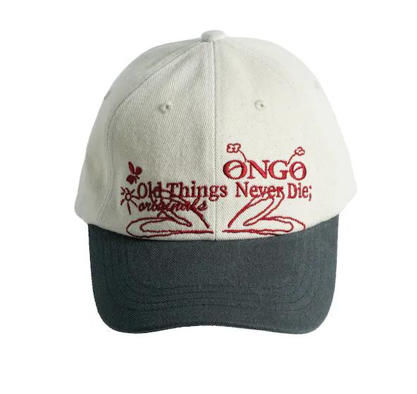 ONGO EMBROIDERY FLOWER KNOT CAP | 4 COLORS