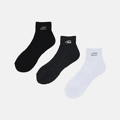 NEW BALANCE LOGO SOCKS 23-25CM | 3 PAIRS SET