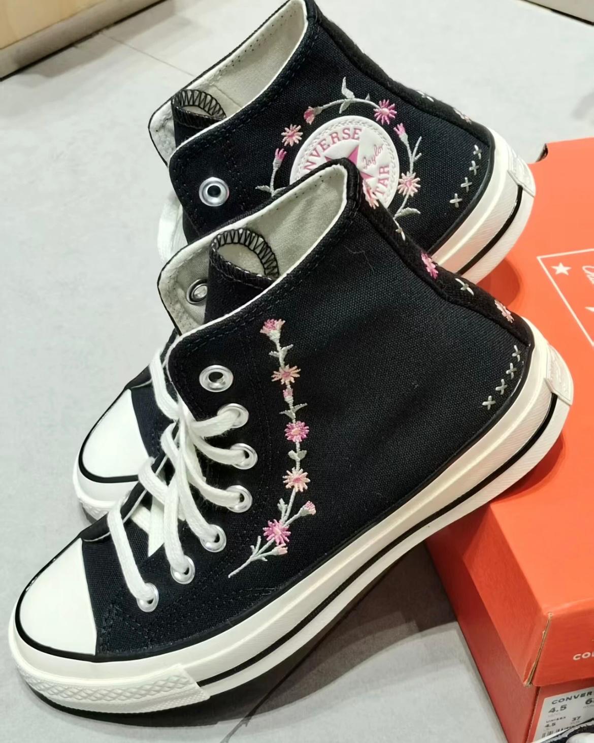 CONVERSE 1970s BLACK FLOWER | LOW / HIGH