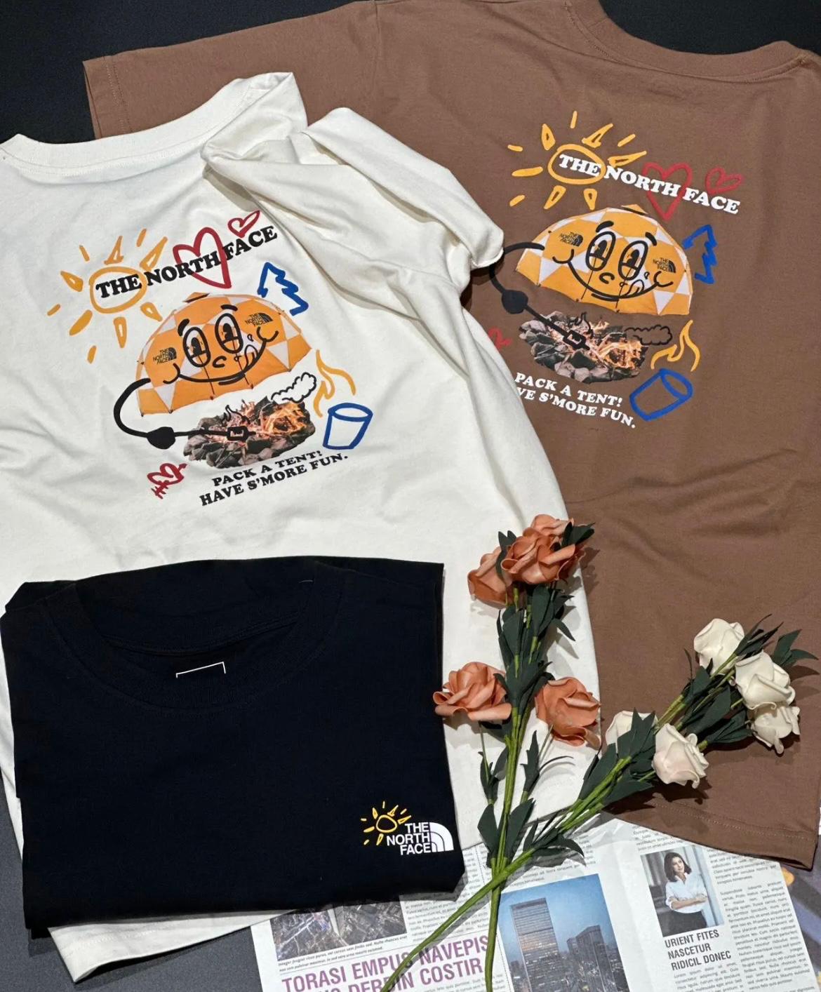 THE NORTH FACE BBQ TENT TEE | 3 COLORS