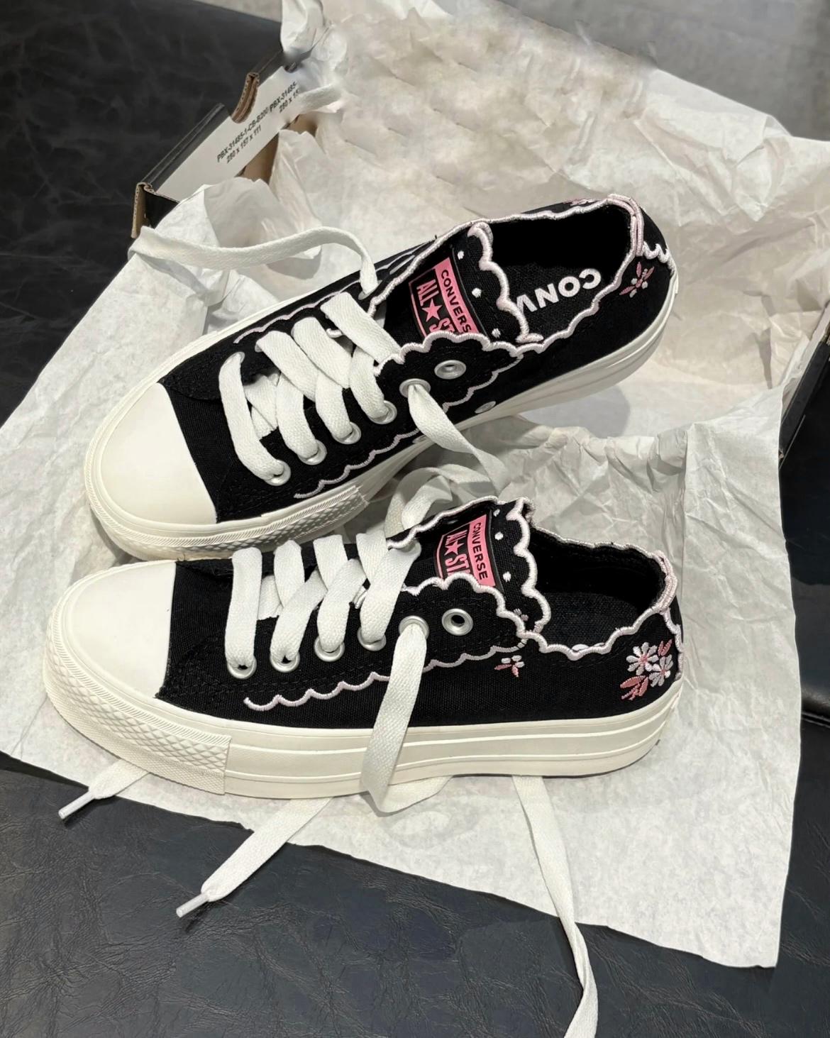 CONVERSE 1970s BLACK FLOWER | LOW / HIGH