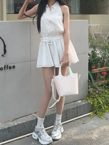 KAPPA MONOGRAM BUCKET BAG | BEIGE PINK