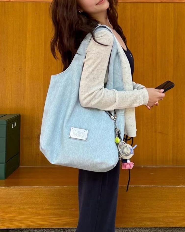 LEE HOBO LARGE BAG | DENIM BLUE
