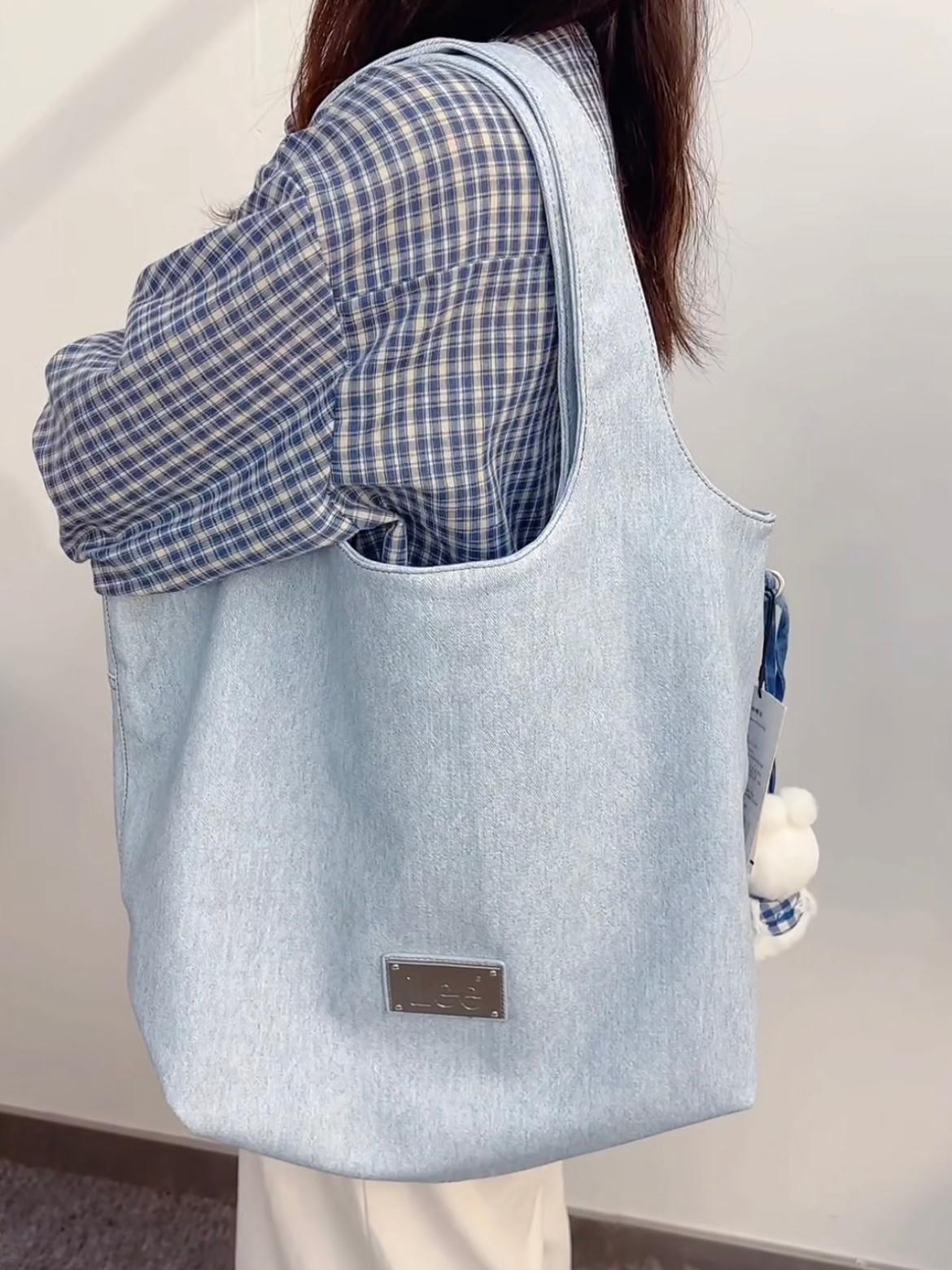 LEE HOBO LARGE BAG | DENIM BLUE