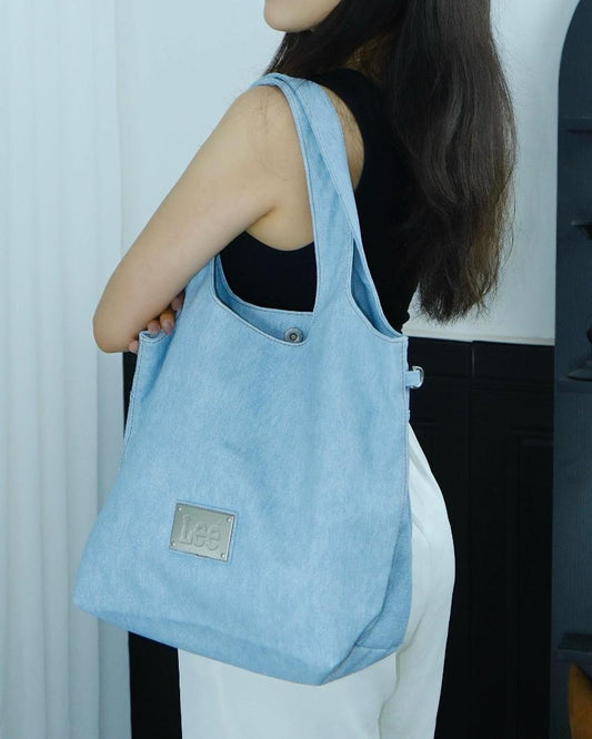 LEE HOBO LARGE BAG | DENIM BLUE