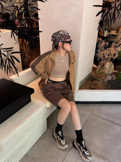 ADIDAS ORIGINALS JACKET | BROWN