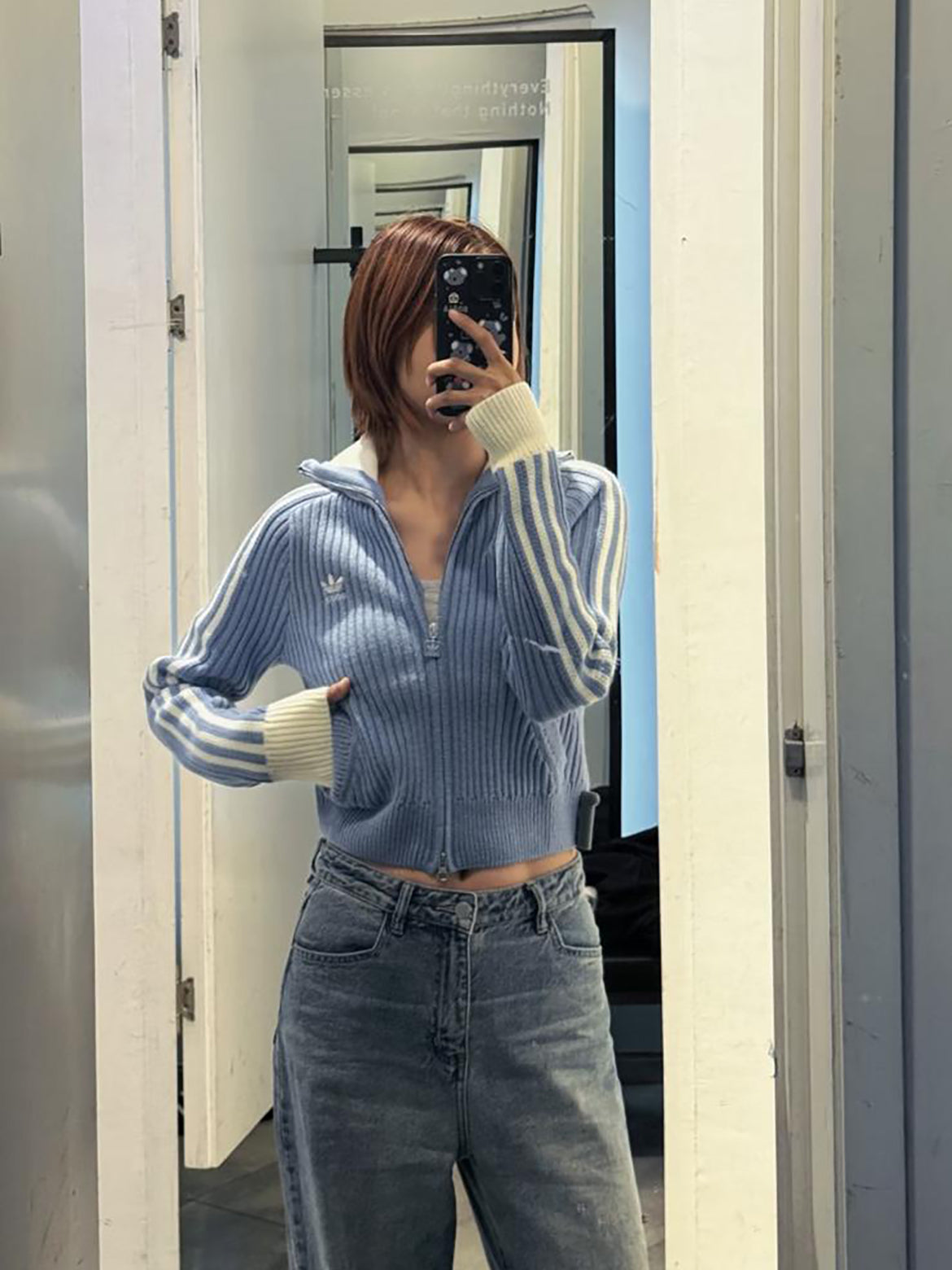 ADIDAS ORIGINALS 2 WAY ZIP KNIT JACKET | 2 COLORS