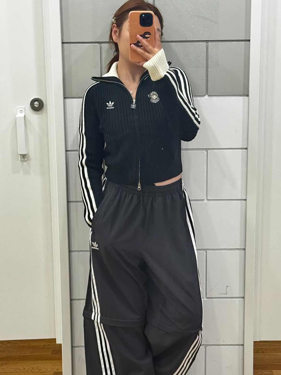 ADIDAS ORIGINALS 2 WAY ZIP KNIT JACKET | 2 COLORS