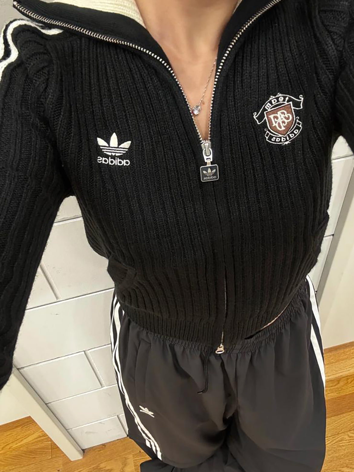 ADIDAS ORIGINALS 2 WAY ZIP KNIT JACKET | 2 COLORS