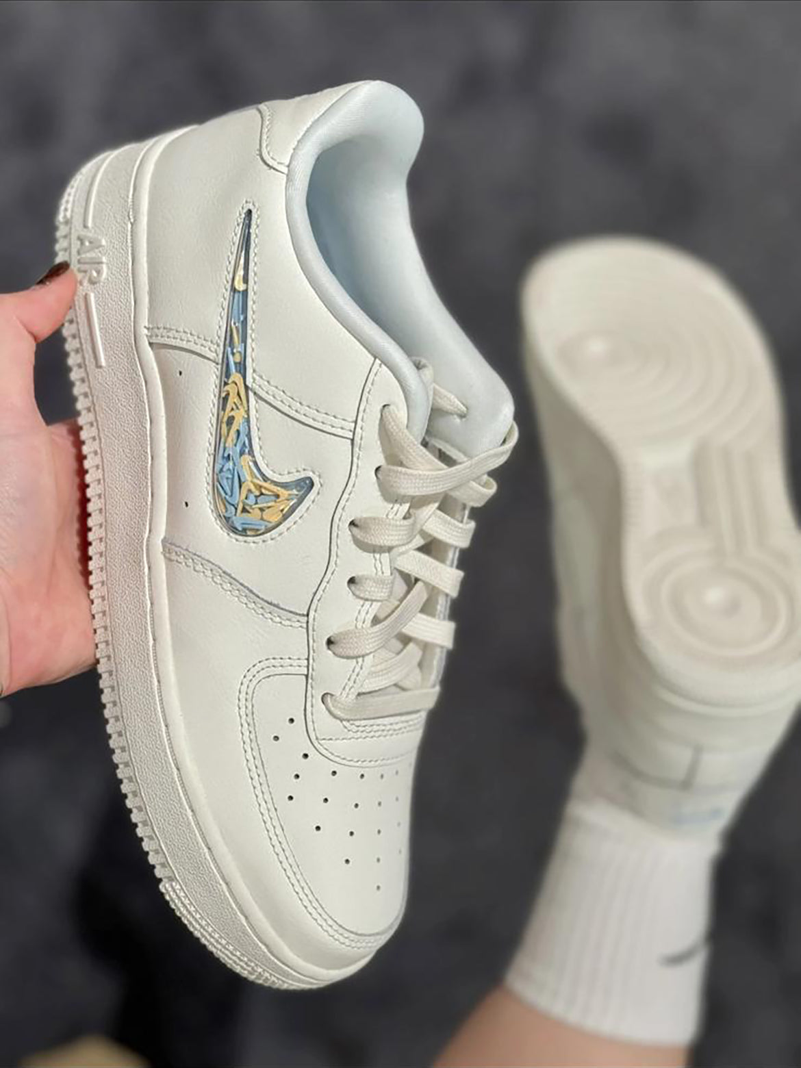 NIKE AIR FORCE 1 GS | MINI SWOOSH