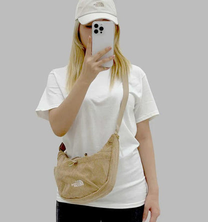THE NORTH FACE HOBO CORD CROSSBAG | BROWN