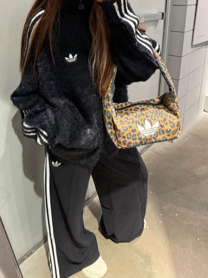 ADIDAS ORIGINALS FLUFFY KNIT JACKET | 2 COLORS