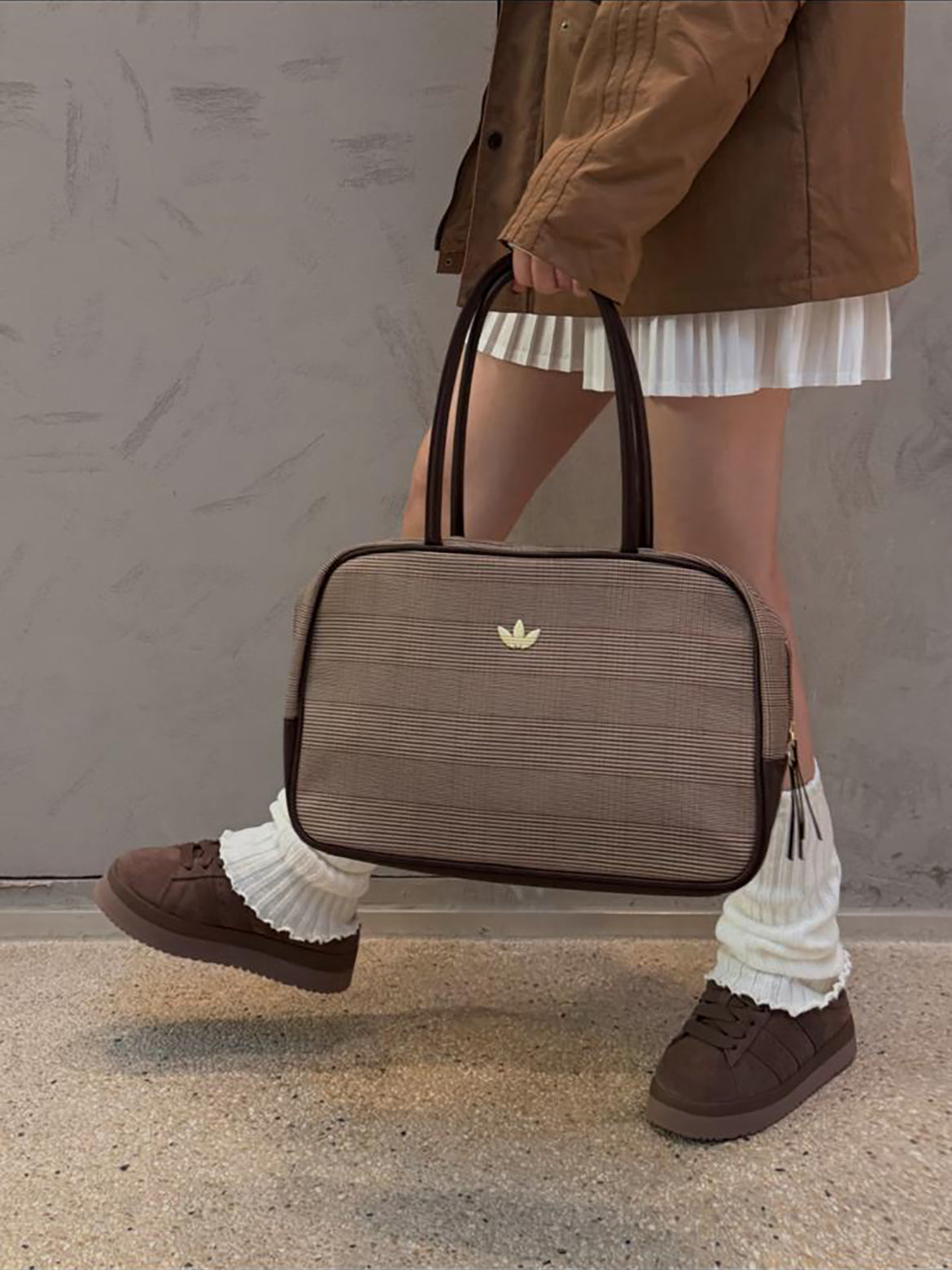 ADIDAS OG VINTAGE RECT BAG | BROWN