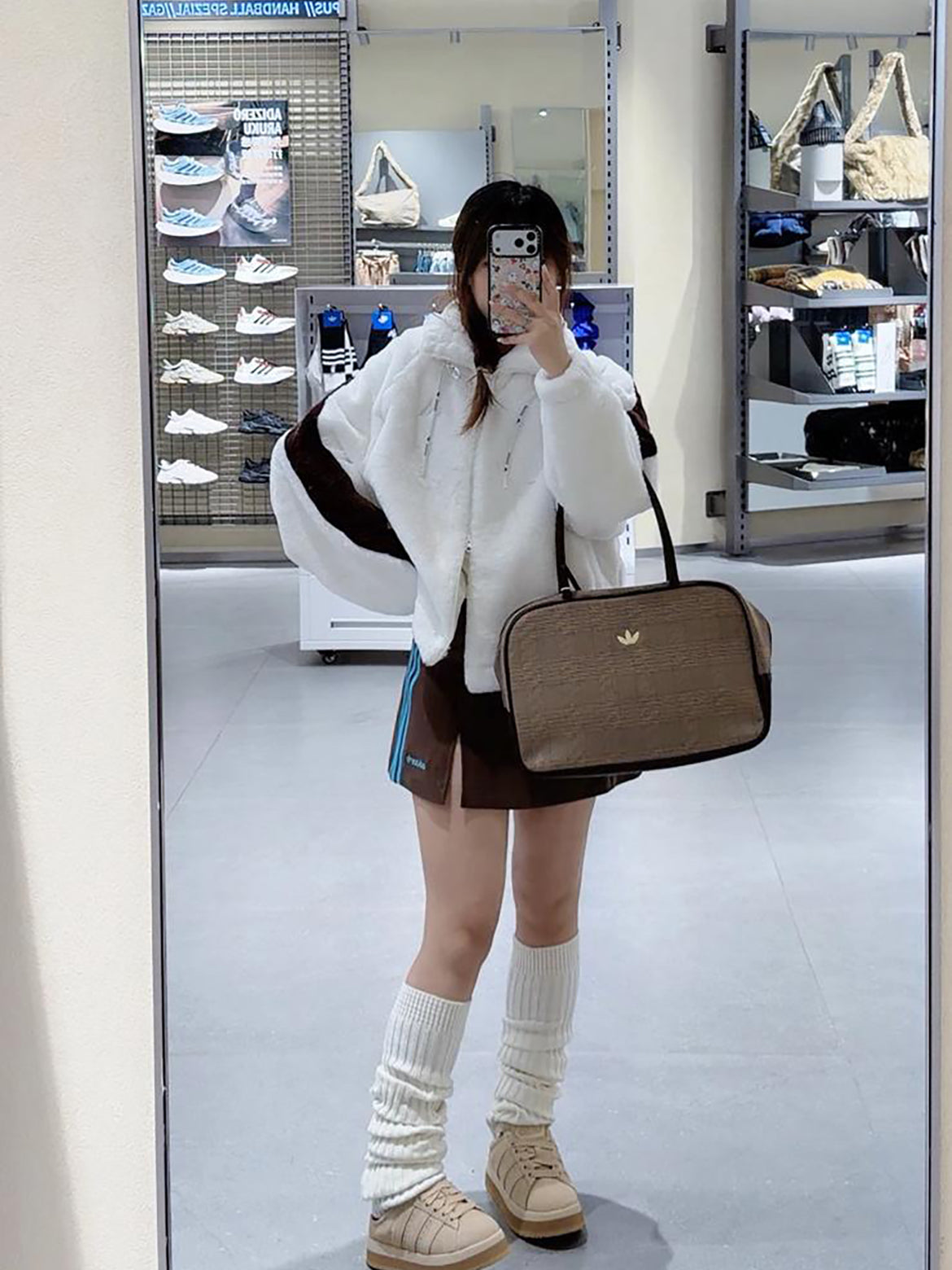 ADIDAS OG VINTAGE RECT BAG | BROWN