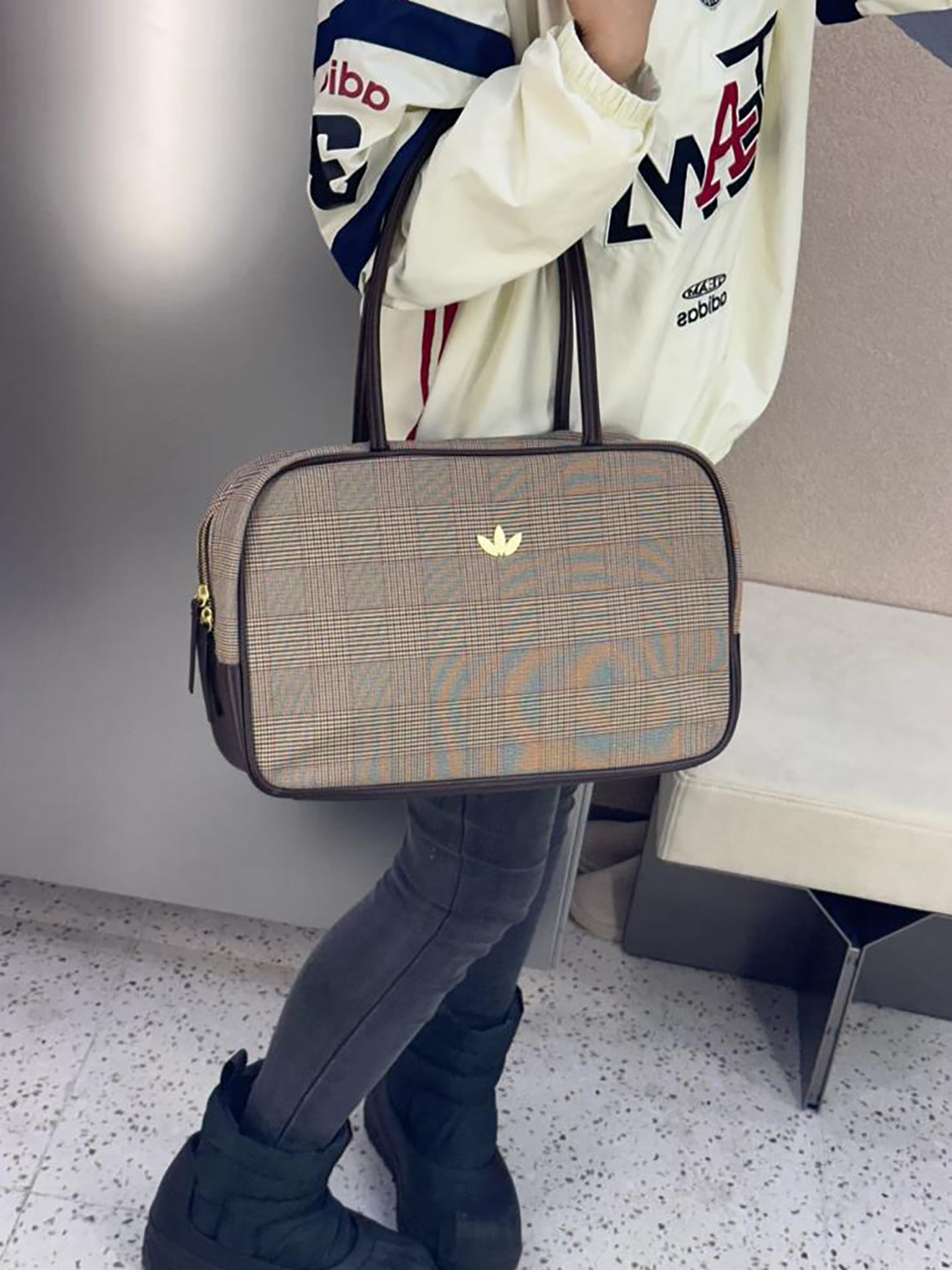 ADIDAS OG VINTAGE RECT BAG | BROWN